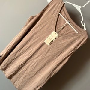 Brand new with tags, beige tank top